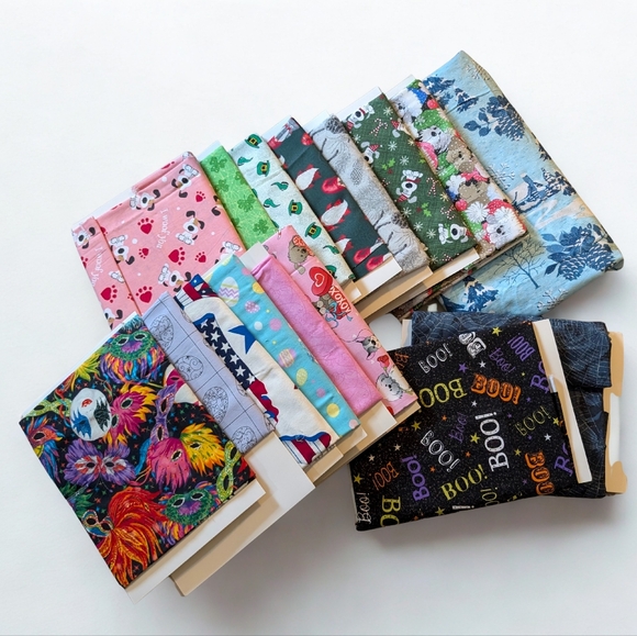 Other - Holiday Themed Fabric Bundle (14 Yards Total)